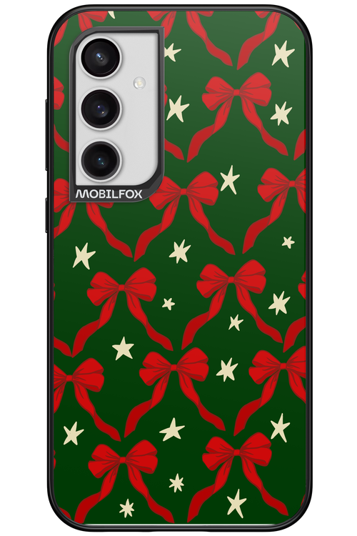 Bow & Stars (Green) - Samsung Galaxy S23 FE