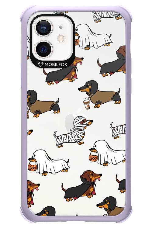Scary Dachshund (Transparent) - Apple iPhone 12