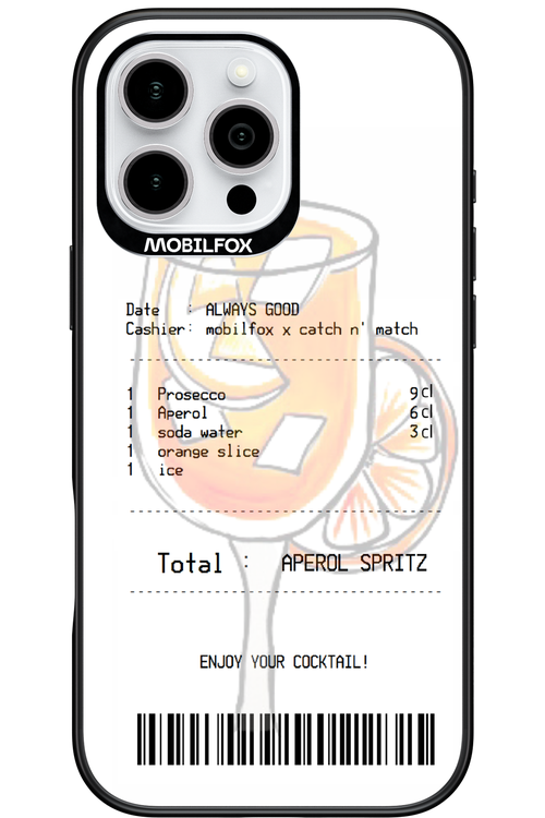 aperol spritz cocktail - Apple iPhone 16 Pro Max