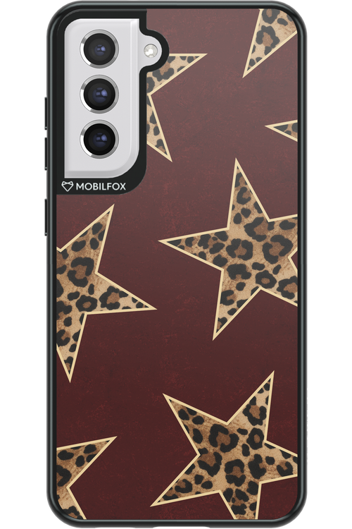 Wild Stars Burgundy - Samsung Galaxy S21 FE