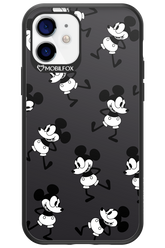 Iconic Mouse (antracite pattern) - Apple iPhone 12
