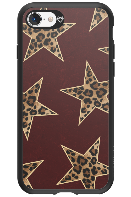 Wild Stars Burgundy - Apple iPhone SE 2022