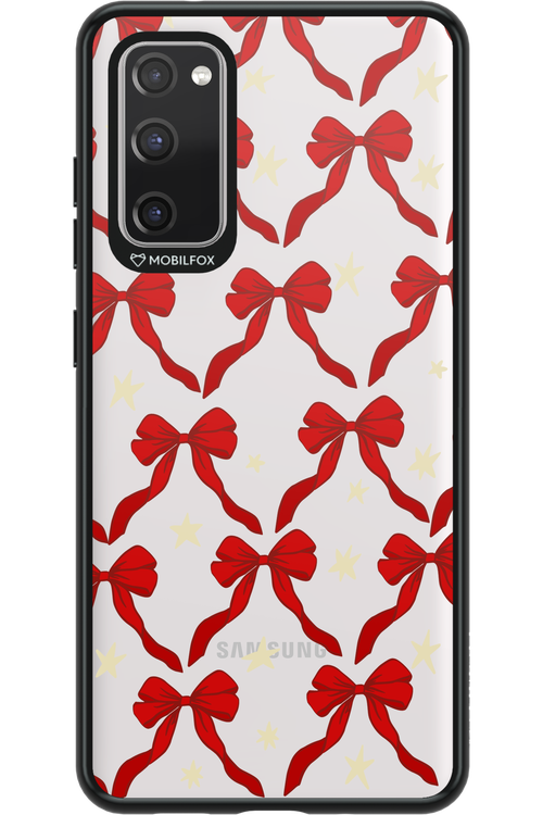 Bow & Stars (Transparent) - Samsung Galaxy S20 FE