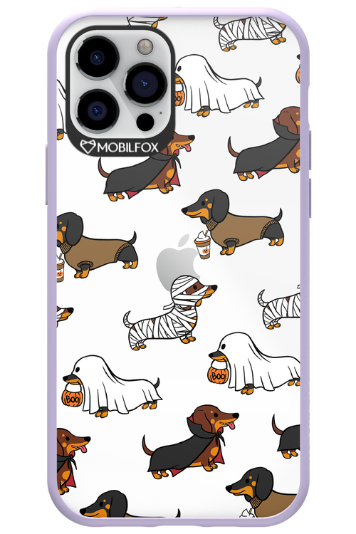 Scary Dachshund (Transparent) - Apple iPhone 12 Pro