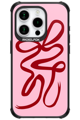 Burgundy Bow - Apple iPhone 15 Pro