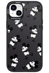 Iconic Mouse (antracite pattern) - Apple iPhone 14 Plus