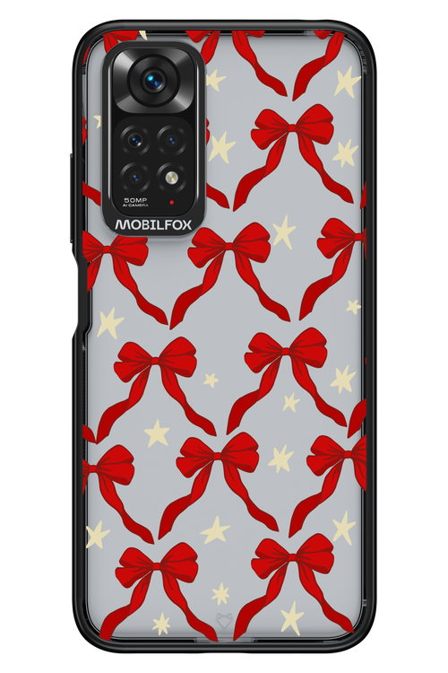 Bow & Stars (Transparent) - Xiaomi Redmi Note 11/11S 4G