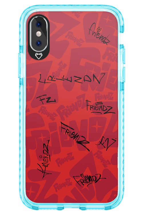 FRIENDZ Red - Apple iPhone X
