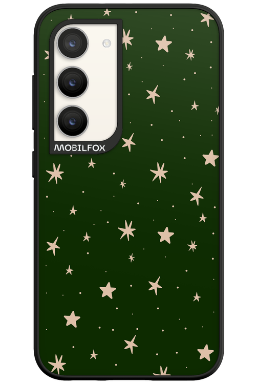 Forest Green Stars - Samsung Galaxy S23