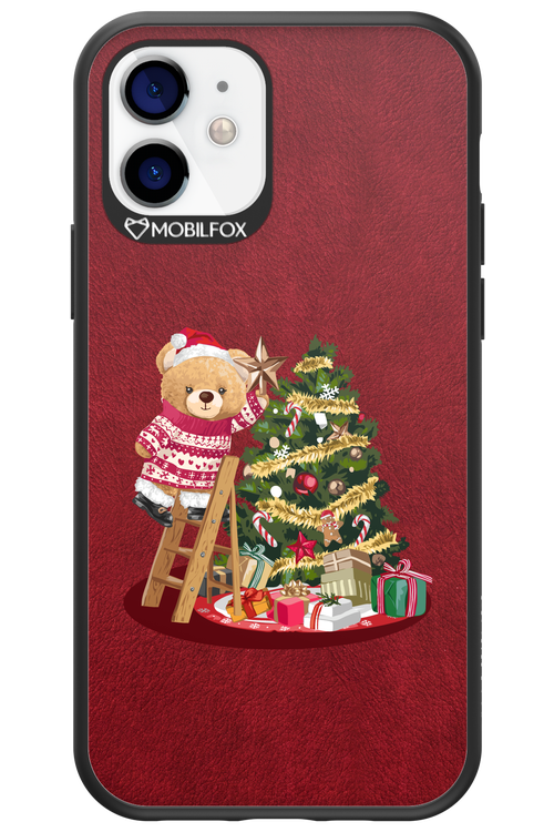 Christmas Bear (Burgundy) - Apple iPhone 12