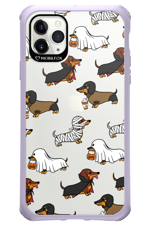 Scary Dachshund (Transparent) - Apple iPhone 11 Pro Max