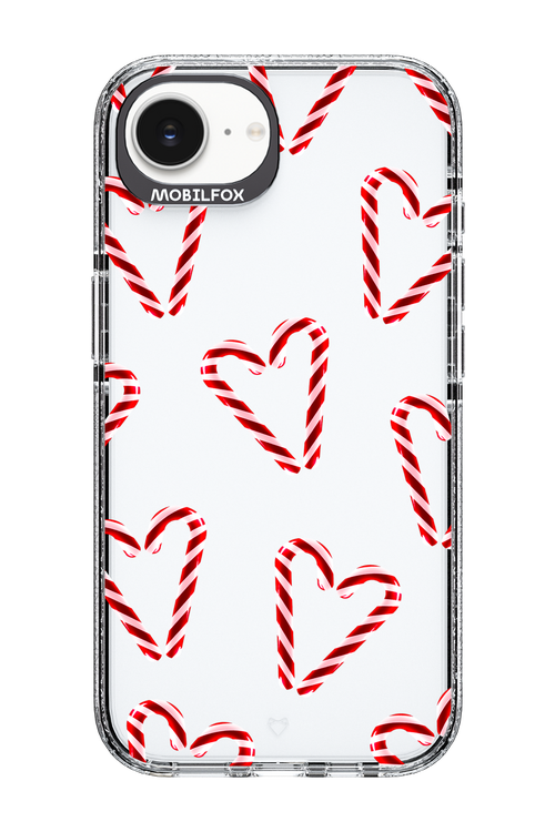 Candy Cane Hearts - Apple iPhone 16e