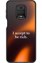 I accept to be rich - Xiaomi Redmi Note 9 Pro