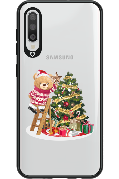 Christmas Bear (Transparent) - Samsung Galaxy A50