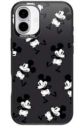 Iconic Mouse (antracite pattern) - Apple iPhone 16 Plus