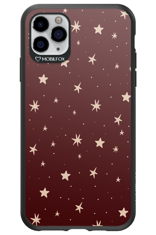Burgundy Stars - Apple iPhone 11 Pro Max