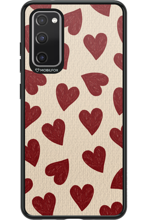 Chalky Hearts - Samsung Galaxy S20 FE