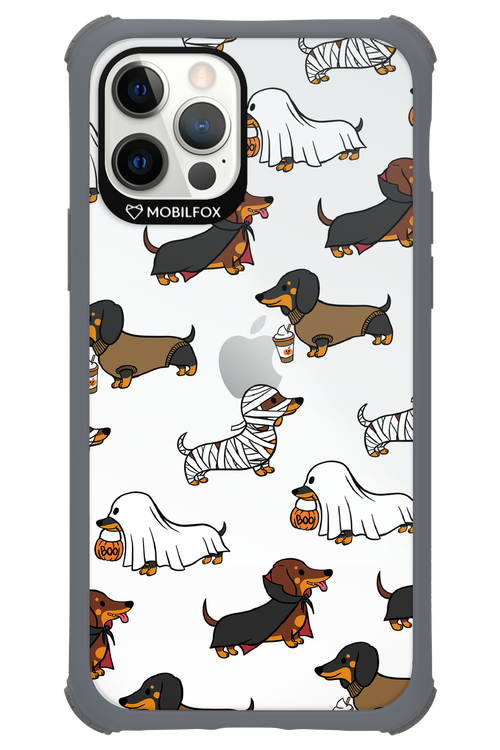 Scary Dachshund (Transparent) - Apple iPhone 12 Pro