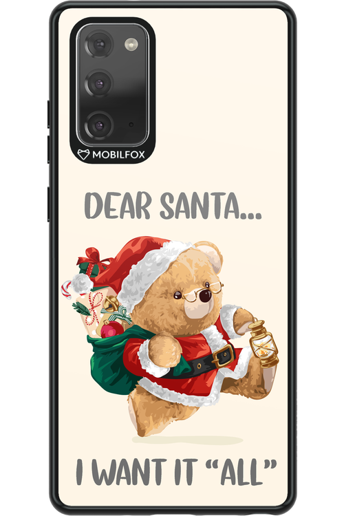 Dear Santa i want it all - Samsung Galaxy Note 20