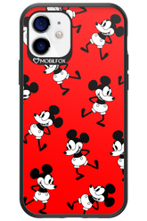 Iconic Mouse (red pattern) - Apple iPhone 12