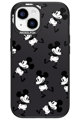 Iconic Mouse (antracite pattern) - Apple iPhone 15