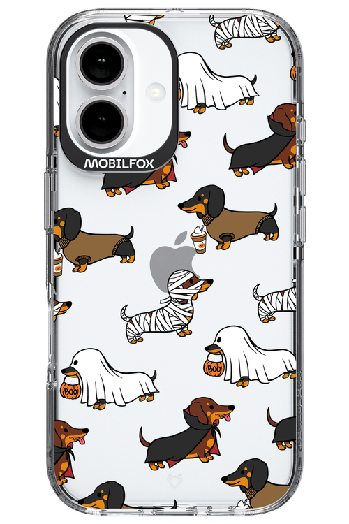 Scary Dachshund (Transparent) - Apple iPhone 16