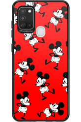 Iconic Mouse (red pattern) - Samsung Galaxy A21 S