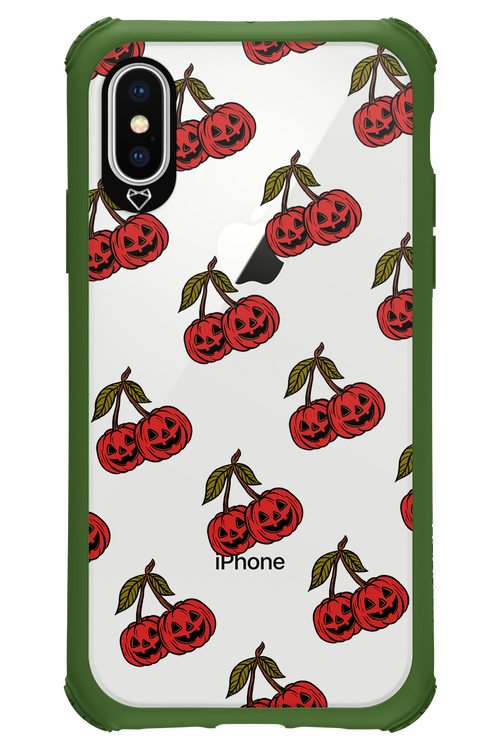 Spicey Pumpkin (Transparent) - Apple iPhone XS