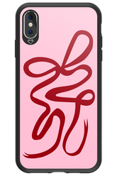 Burgundy Bow - Apple iPhone XS Max