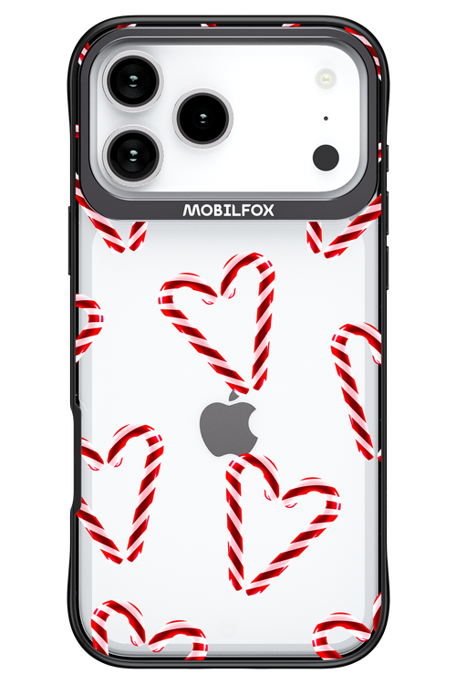 Candy Cane Hearts - Apple iPhone 17 Pro Max