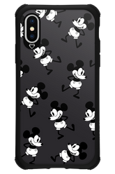 Iconic Mouse (antracite pattern) - Apple iPhone XS