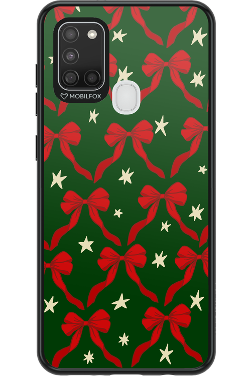 Bow & Stars (Green) - Samsung Galaxy A21 S