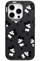 Iconic Mouse (antracite pattern) - Apple iPhone 15 Pro