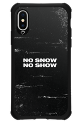 No snow, no show - Apple iPhone X