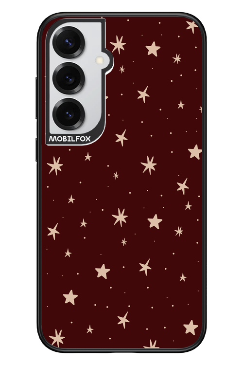 Burgundy Stars - Samsung S25+
