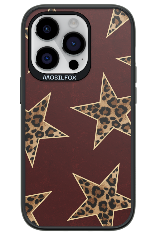 Wild Stars Burgundy - Apple iPhone 14 Pro