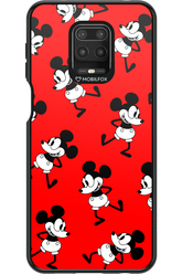 Iconic Mouse (red pattern) - Xiaomi Redmi Note 9 Pro