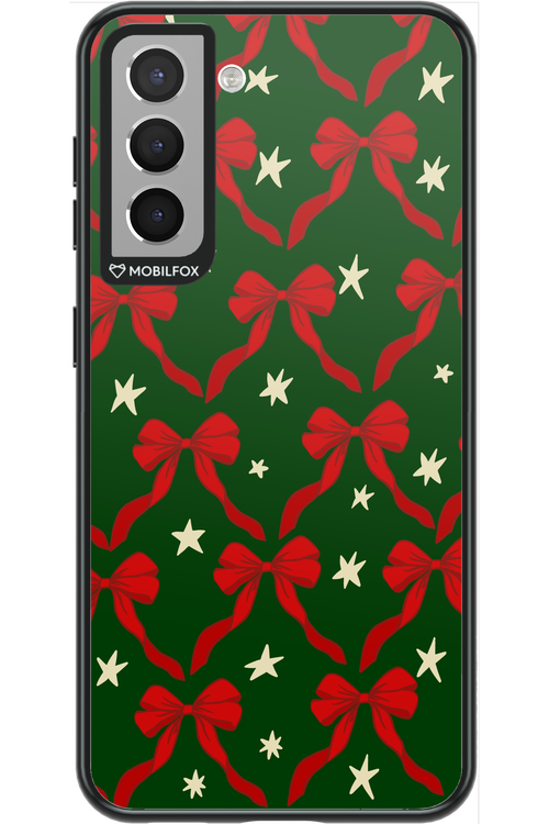 Bow & Stars (Green) - Samsung Galaxy S21