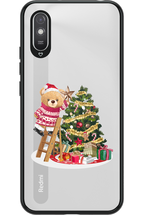Christmas Bear (Transparent) - Xiaomi Redmi 9A