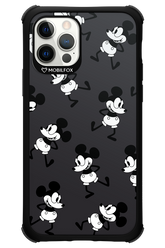 Iconic Mouse (antracite pattern) - Apple iPhone 12 Pro