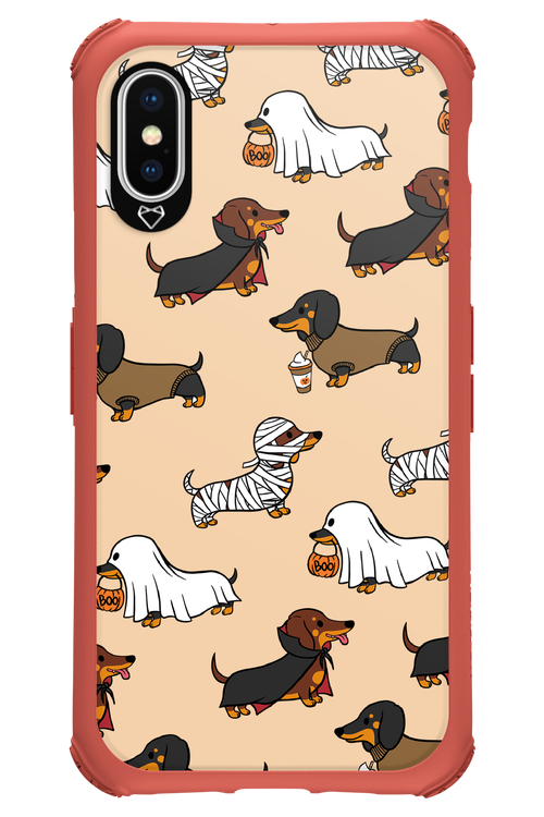 Scary Dachshund - Apple iPhone XS