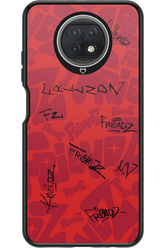 FRIENDZ Red - Xiaomi Redmi Note 9T 5G