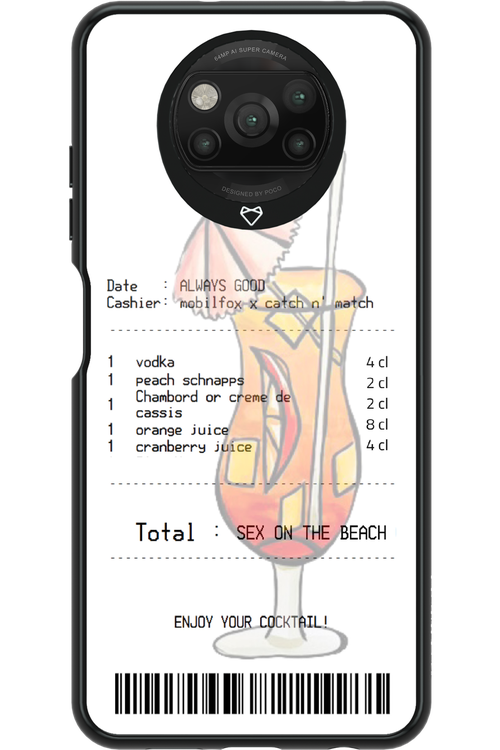 sex on the beach cocktail - Xiaomi Poco X3 NFC