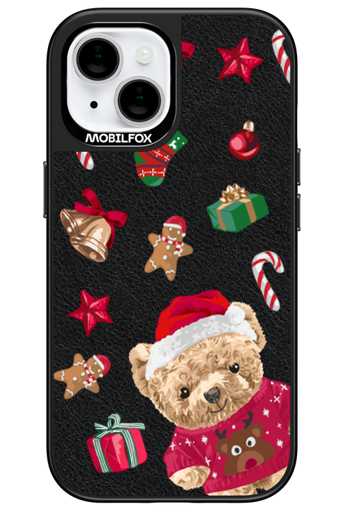 Gift Bear (Leather) - Apple iPhone 15