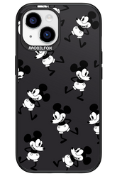 Iconic Mouse (antracite pattern) - Apple iPhone 15