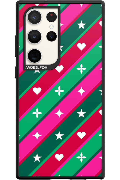 Christmas Stripes - Samsung Galaxy S23 Ultra