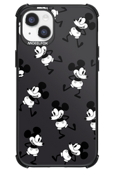 Iconic Mouse (antracite pattern) - Apple iPhone 14 Plus