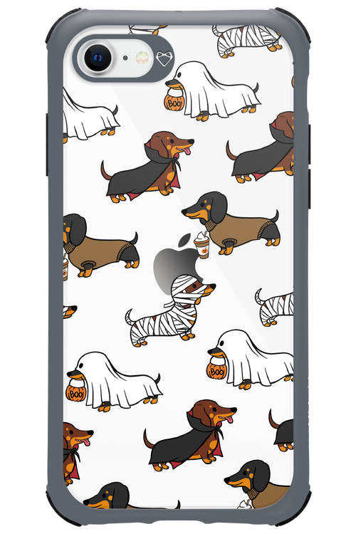 Scary Dachshund (Transparent) - Apple iPhone SE 2022