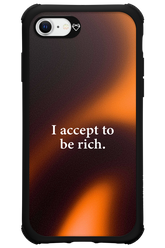 I accept to be rich - Apple iPhone 8