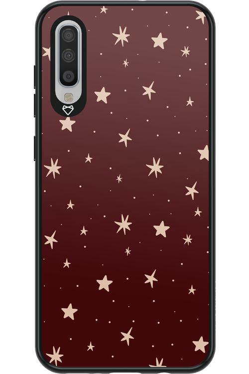 Burgundy Stars - Samsung Galaxy A70